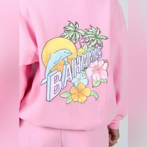 Princess Polly Pink Bahamas Sweatshirt